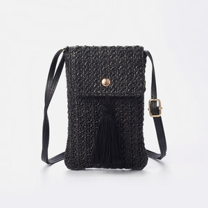 Mila Small Cross Body Straw Bag