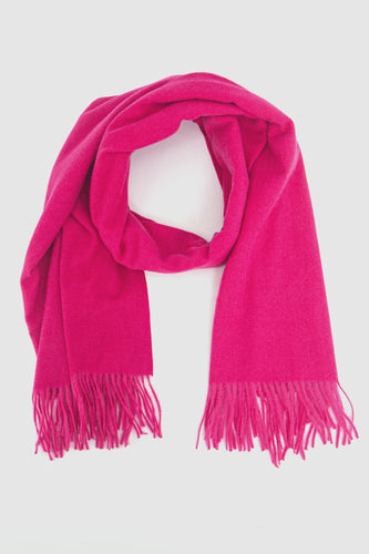 Lucia Soft Woven Scarf - Hot Pink