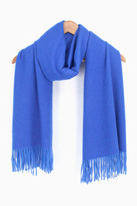 Lucia Soft Woven Scarf - Royal Blue