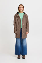 Load image into Gallery viewer, ICHI Tazi Raincoat - Fossil