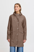 Load image into Gallery viewer, ICHI Tazi Raincoat - Fossil