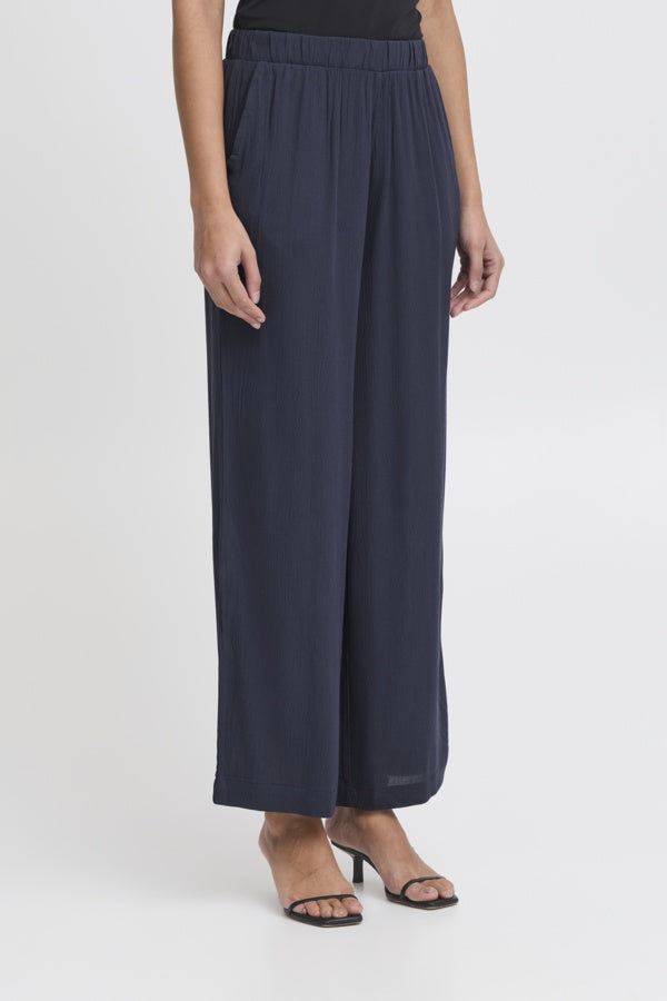ICHI Marrakech Trousers - Total Eclipse