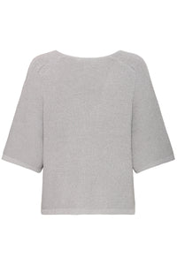 ICHI Cody Sparkle Jumper - Silver