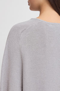 ICHI Cody Sparkle Jumper - Silver