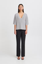 Load image into Gallery viewer, ICHI Cody Sparkle Jumper - Silver