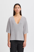 Load image into Gallery viewer, ICHI Cody Sparkle Jumper - Silver