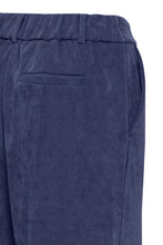 Load image into Gallery viewer, ICHI Kate Wide Leg Cord Trousers - Medieval Blue