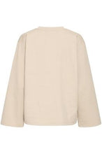 Load image into Gallery viewer, ICHI Kala Long Sleeve Sweatshirt Top - Doeskin