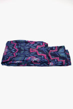 Load image into Gallery viewer, Mosaic Floral Scarf - Blue &amp; Pink