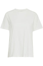 Load image into Gallery viewer, ICHI Palmer Cotton Tee - Cloud Dancer