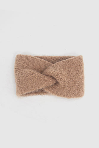 Bekka Twist Soft Knitted Headband - Camel