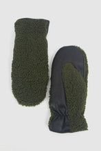 Load image into Gallery viewer, Goldie Borg Fleece Mittens - Khaki