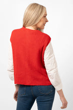 Load image into Gallery viewer, Boston Mohair Knitted Tank Top - Red