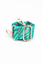 Load image into Gallery viewer, Printed Bag Strap - Green Zebra &amp; Pink Lightening Bolt