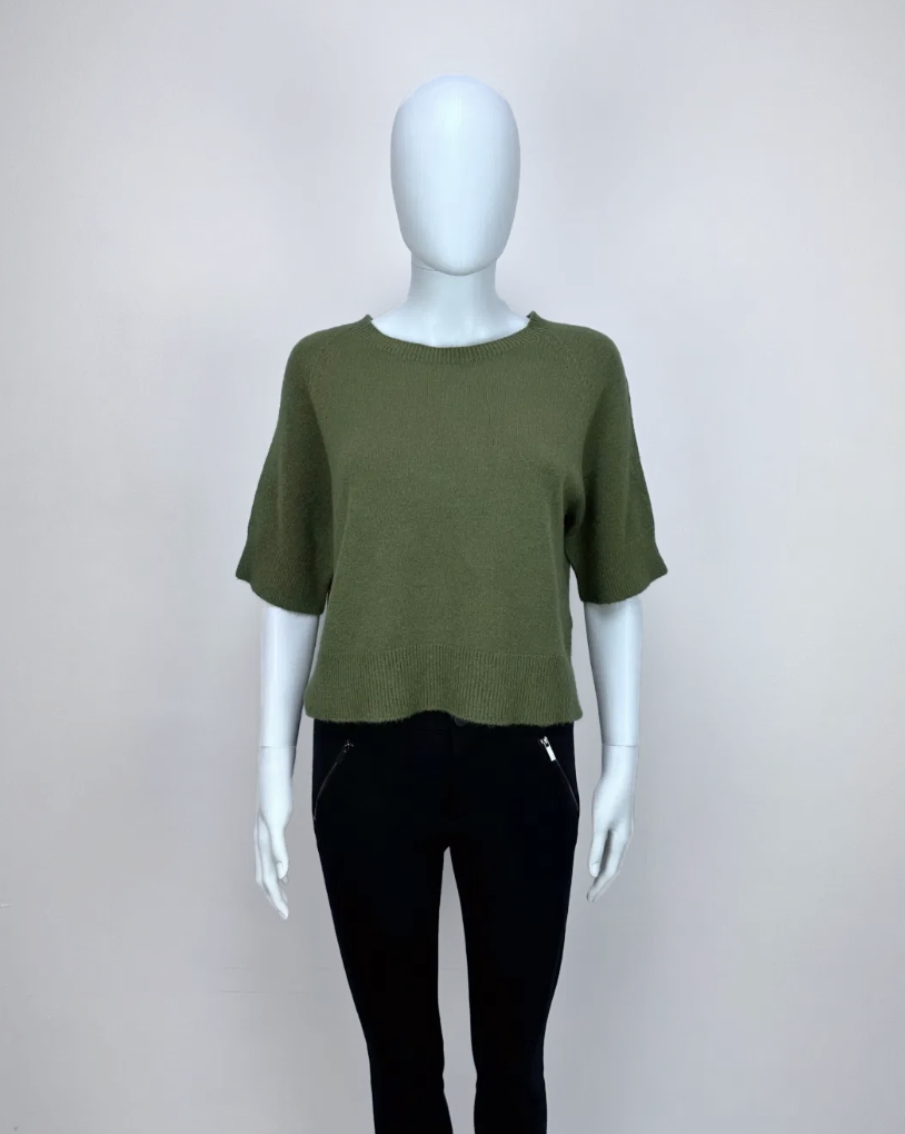 Aleks Three Quarter Sleeve Jumper - Bosco Green