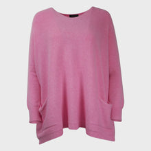 Load image into Gallery viewer, Amelia Oversized Two Pocket Jumper - Dalia Pink