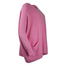 Load image into Gallery viewer, Amelia Oversized Two Pocket Jumper - Dalia Pink