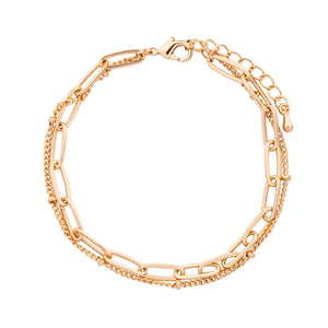 Alesha Gold Multi Chain Bracelet