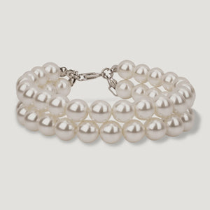 Keira Mother of Pearl Bracelet - Rhodium Silver Plated