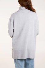 Load image into Gallery viewer, Viola Front Seam Detail Roll Neck Jumper - Silver