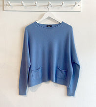 Load image into Gallery viewer, Elsa Two Pocket Jumper - Ibiza Blue