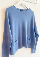 Load image into Gallery viewer, Elsa Two Pocket Jumper - Ibiza Blue