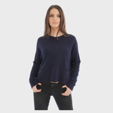 Load image into Gallery viewer, Elsa Two Pocket Jumper - Navy