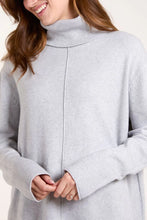 Load image into Gallery viewer, Viola Front Seam Detail Roll Neck Jumper - Silver