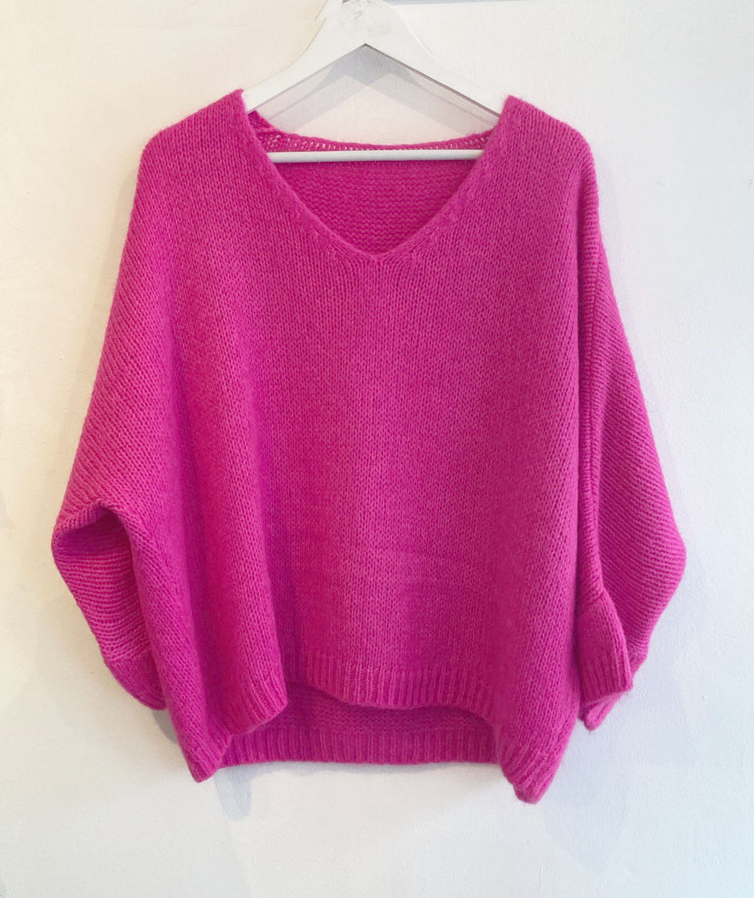 Jessie Mohair Jumper - Hot Pink