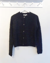 Load image into Gallery viewer, Red Button Jolie Cotton &amp; Wool Blend Boucle Jacket - Black