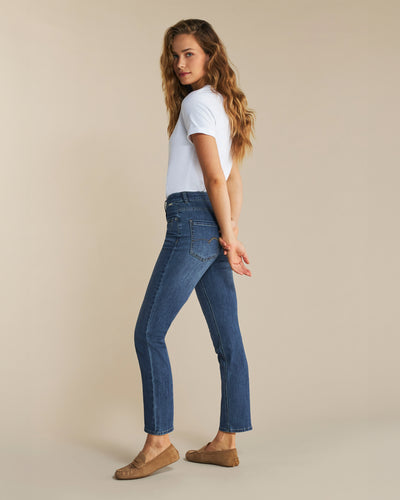 Red Button Kate Denim Jeans - Blue Used Stone