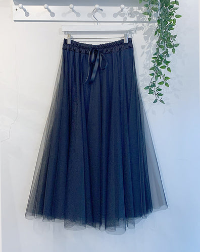 Matilda Tulle Skirt - Navy