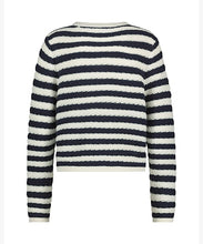 Load image into Gallery viewer, Red Button Danelle Cotton Jacket - Navy &amp; Ecru Stripe