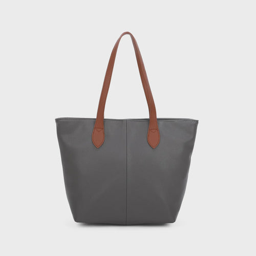 Simone Tote Bag - Dark Grey