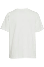 Load image into Gallery viewer, ICHI Palmer Cotton Tee - Cloud Dancer