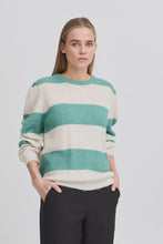 Load image into Gallery viewer, ICHI Dusty Knitted Jumper - Beryl Green