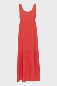 ICHI Foxa Cotton Maxi Sundress - Grenadine