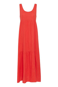 ICHI Foxa Cotton Maxi Sundress - Grenadine