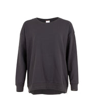 Load image into Gallery viewer, Tessa Zip Cotton Sweatshirt - Slate