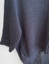 Load image into Gallery viewer, Rachelle Open Stitch Jumper - Navy