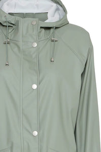 ICHI Tazi Raincoat - Seagrass