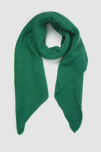 Load image into Gallery viewer, Evie Asymmetric Textured Blanket Scarf - Emerald Green