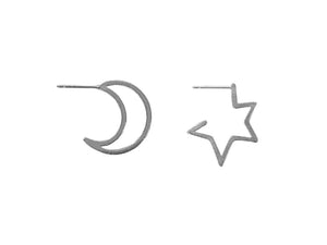 Chiarra Moon & Star Earrings