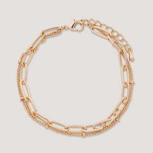 Alesha Gold Multi Chain Bracelet