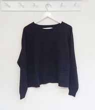 Load image into Gallery viewer, Elsa Two Pocket Jumper - Black