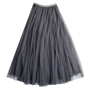 Beatrice Tulle Skirt - Charcoal