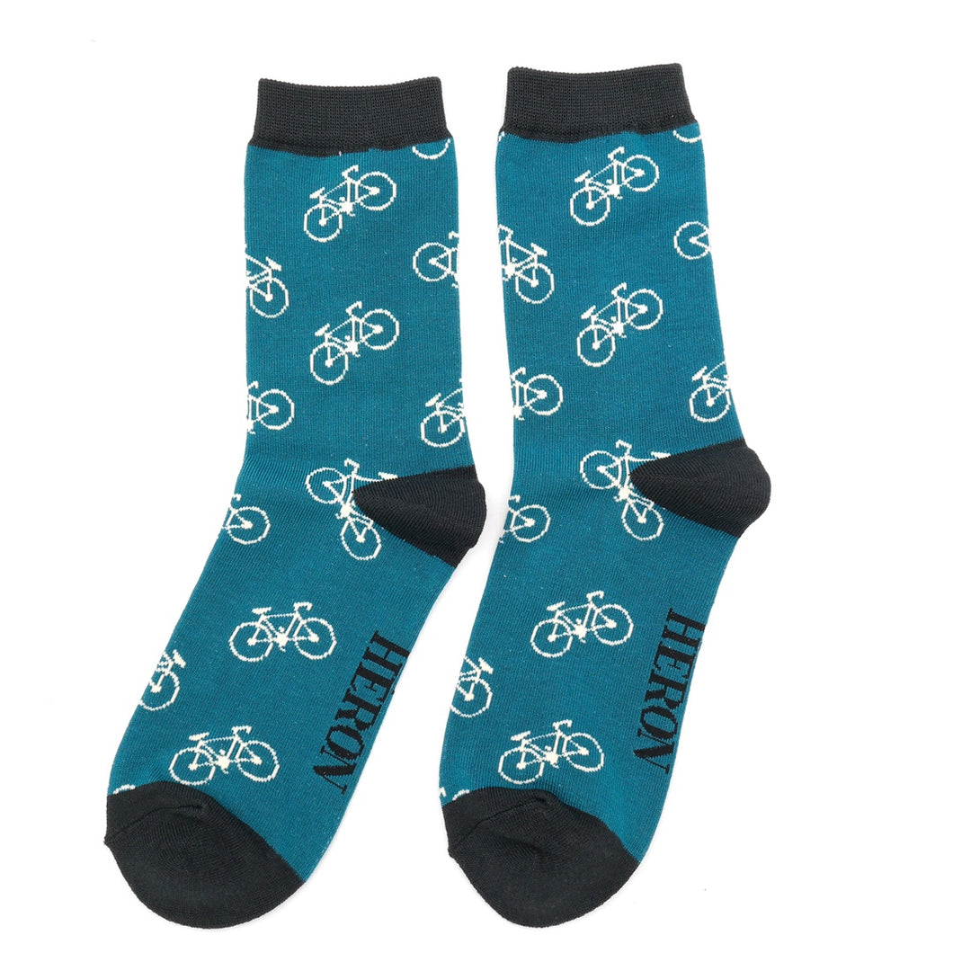 Mr Heron Bike Bamboo Socks