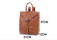 Load image into Gallery viewer, Cara Faux Leather Back Pack Bag