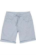 Load image into Gallery viewer, Red Button Relax Jog Cotton Shorts - Sky